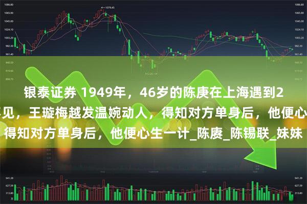 银泰证券 1949年，46岁的陈庚在上海遇到27岁的前小姨子，几年不见，王璇梅越发温婉动人，得知对方单身后，他便心生一计_陈赓_陈锡联_妹妹